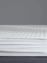 高品質の白鹅绒製 マットレス保護カバー【防水・コットン】