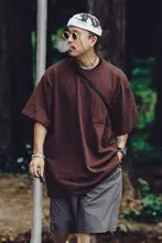 夏用アメリカンストリートスタイルのコットンTシャツ【ゆったりフィット・レトロデザイン・短袖】