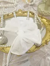 レースリボン付きカーテン装飾用アクセサリー【北欧風・結び紐・花柄】