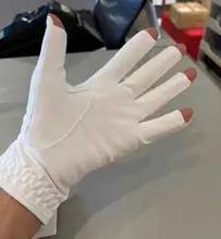 柔らかく通気性抜群のゴルフ用 レディースグローブ【防滑・ホワイト】