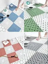 バスマット ジョイント式 TPE 滑り止め DIY 組み合わせ自由 高齢者 子供 安全 お風呂 洗面所 シャワー