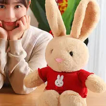 着せ替えウサギのぬいぐるみ【布製・柔らかい・遊び心満載】