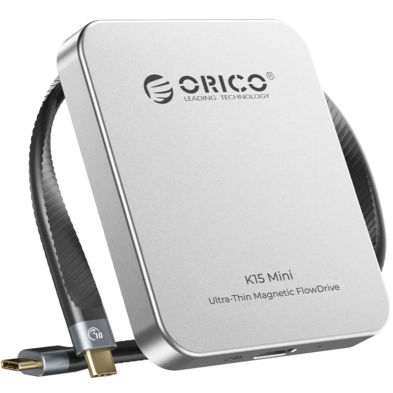 Orico Apple対応のポ ータブル外付けストレージ【磁気吸着メモリ・極上の柔らかさ】