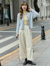 秋冬用 ボトルネック ニットトップス【厚手・柔らかい・長袖】