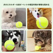 hipidog 犬用テニスボールおもちゃ【インタラクティブ・歯磨き・中大型犬対応】