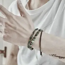 Sonnetcraft Op.26 天然石使用 ヴィンテージ風 小型ブレスレット