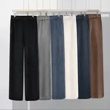 シンプルなデザインのメンズカジュアルパンツ【薄手・直筒・フィット】