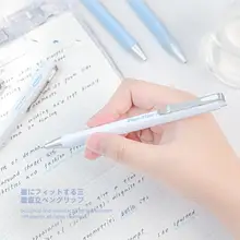 ノック式中性ペン 0.5mm 学生 用 スピード乾燥 黒色 ボールペン サインペン