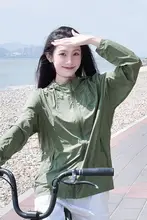 Camel 冷白肌用薄手のUVカットアウトドアジャケット【男女兼用・バイク用・防紫外線】