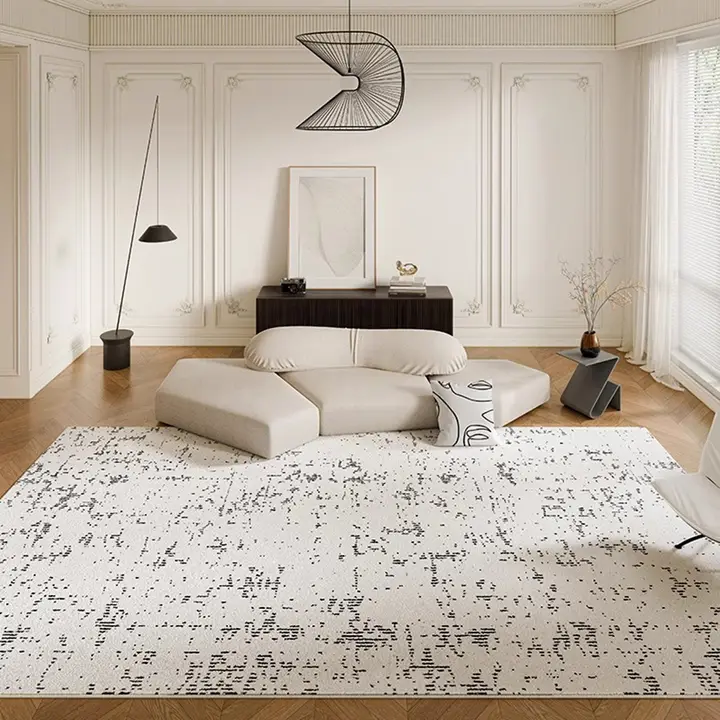 リビングや寝室に最適！イタリアンミニマルデザインのルームマット【高級感・全铺タイプ】