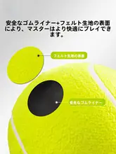 hipidog 大型犬用ラバーテニスボール【犬のおもちゃ・耐久性・遊び心を刺激】