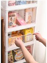 防塵透明シューズボックス【プラスチック製・折りたたみ・家庭用・多層タイプ】
