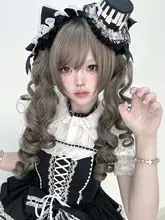ショートヘアロリータウィッグ【全頭用・ツインテール・フランス風・人形感】
