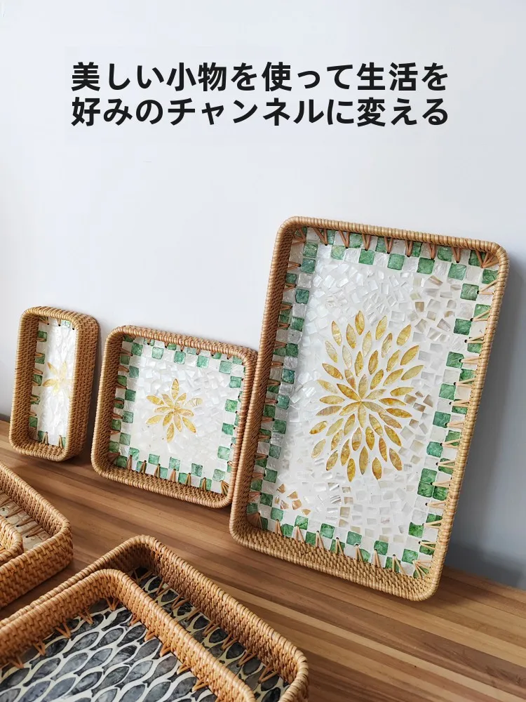 ベトナム製 藤編み果物トレイシェルデザイン：おしゃれかごの  種類と選び方を徹底解説
