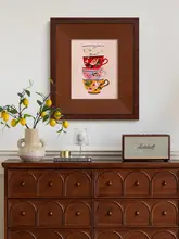 壁掛けアート フレンチ風 レトロ カラフル 上品 リビング ダイニング 寝室 インテリア絵画