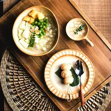 デザイン性に優れた一人用食器セット【ヨーグルトボウル・朝食用・儀式感のあるスタイル】