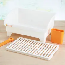日本製 お皿用水切りラック【プラスチック製・キッチン用・食器収納】