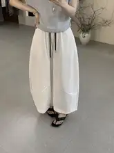 快適で通気性のあるウエストゴム仕様のカジュアルパンツ【シンプルスタイル・女性用・スタイルアップ効果】