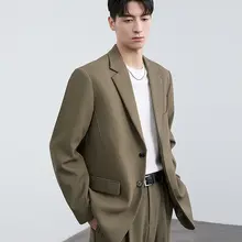 エレガントなテーラードカラーのメンズジャケット【春秋用・ビジネスカジュアル・フィット】