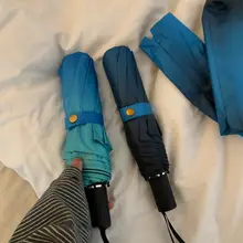 墨色グラデーションの高防晒撮影用傘【晴雨両用・カップル用】