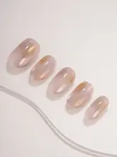 ネイルチップ ハンドメイド ショート グラデーション カラフル 上品 おしゃれ