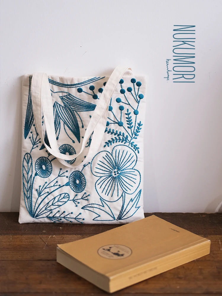 DIYショップで手作り雑貨を販売するなら、この花刺繍バッグがベスト？