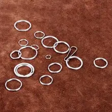 ステンレス鋼製 キーホルダーリング【実用的なデザイン・多機能・選べるタイプ】