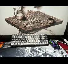 竹林シリーズ キーボードキャップ【チェスデザイン・Wooting EZ63対応】