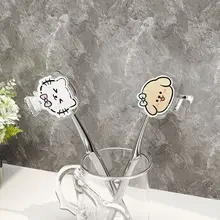 アクリル製 旅行用歯ブラシ収納ホルダー【防塵カバー・可愛いデザイン・歯ブラシキャップ】