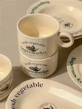 陶器 プレート ボウル 創造的な家庭用 丸い 皿 スープ皿 クリームマグカップ 水カップ
