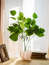 フェイクプランツ 枝 リビング ダイニング 玄関 花挿し ディスプレイ 緑色 ボディの葉 装飾品