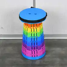 アウトドア用折りたたみ伸縮椅子【旅行・家庭用・持ち運び便利・釣り用】