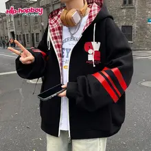 フード付きジャケット【カジュアルスタイル・春秋用・アメリカンデザイン】