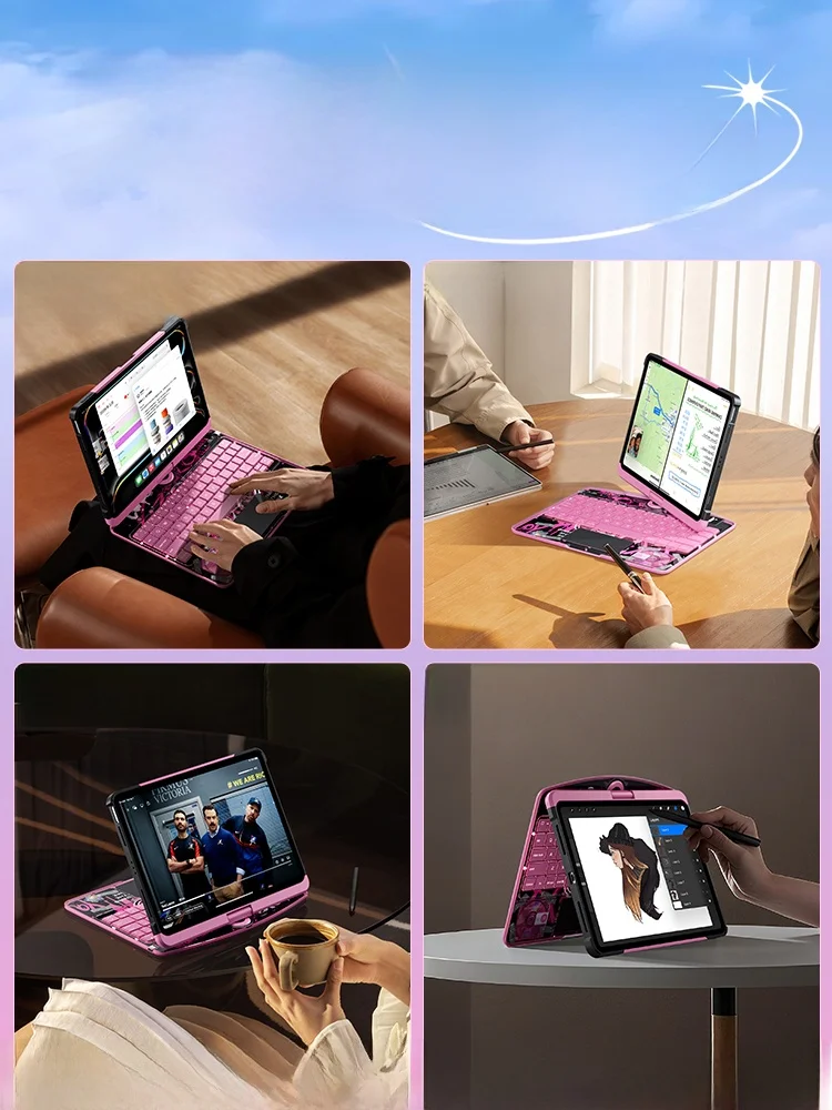 iface mall Y2Kスタイル回転式スマートキーボード：Appleタブレット対応のBluetoothマウス付き一体型の使い方と性能解析