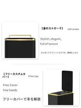 JOJO'S L. PD 穴あけ不要 蓋付きペダル式ゴミ箱【北欧デザイン・キッチン・リビング・寝室用】