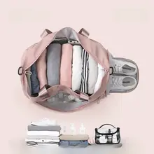 大容量女性用旅行バッグ【短距離出張・軽量・キャリーバッグに取り付け可能・機内持ち込み用】