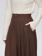 新中式 明制風デザインの広めワイドパンツ【女性用・春夏用】（セットアップ対応）