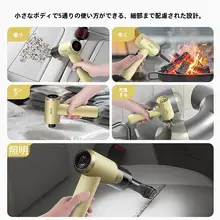 持ち運び便利な車用ハンディ掃除機【大吸引力・家庭用・コンパクト設計】