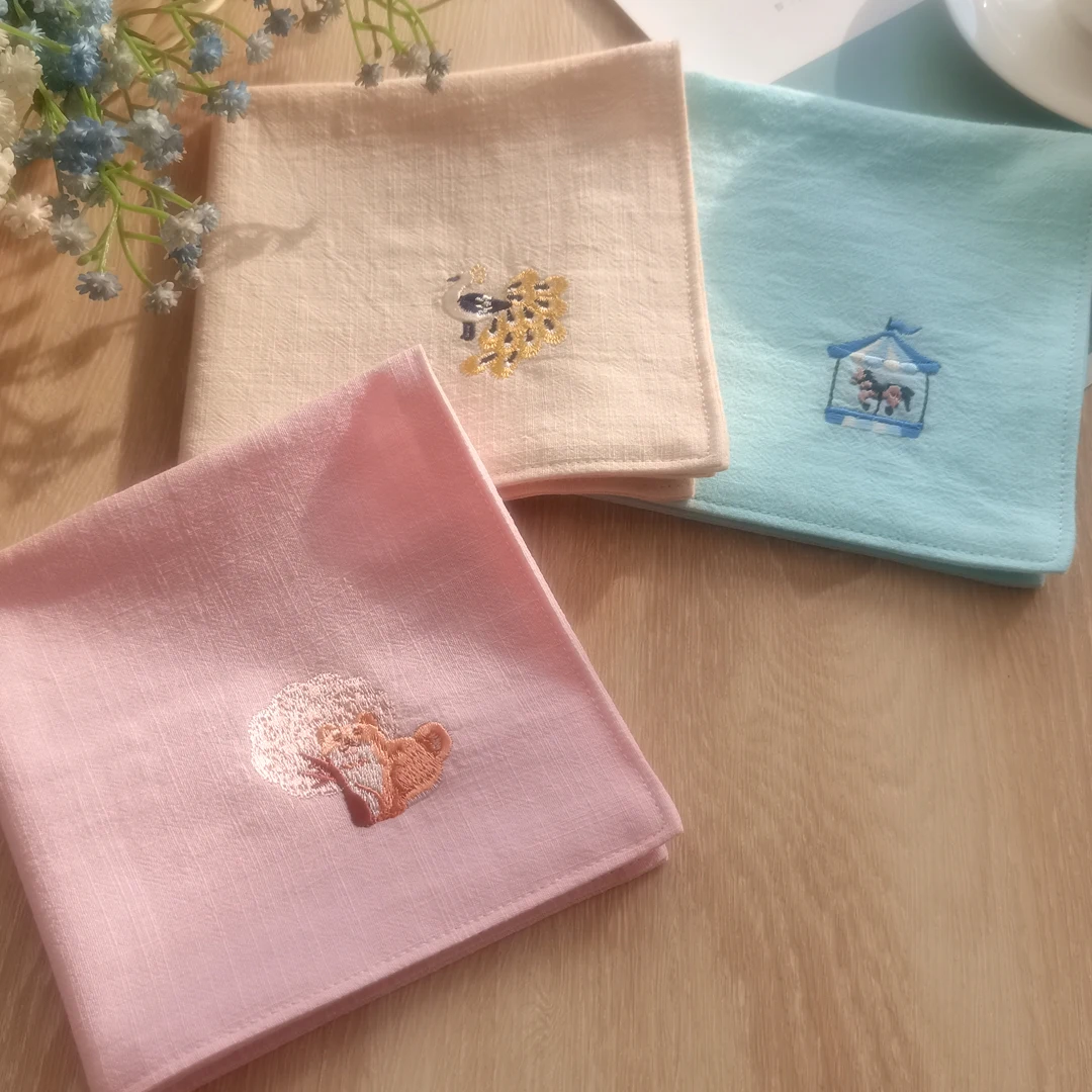 春夏用刺繍ハンカチ：40代女性に最適な全棉吸汗デザインのギフト選び