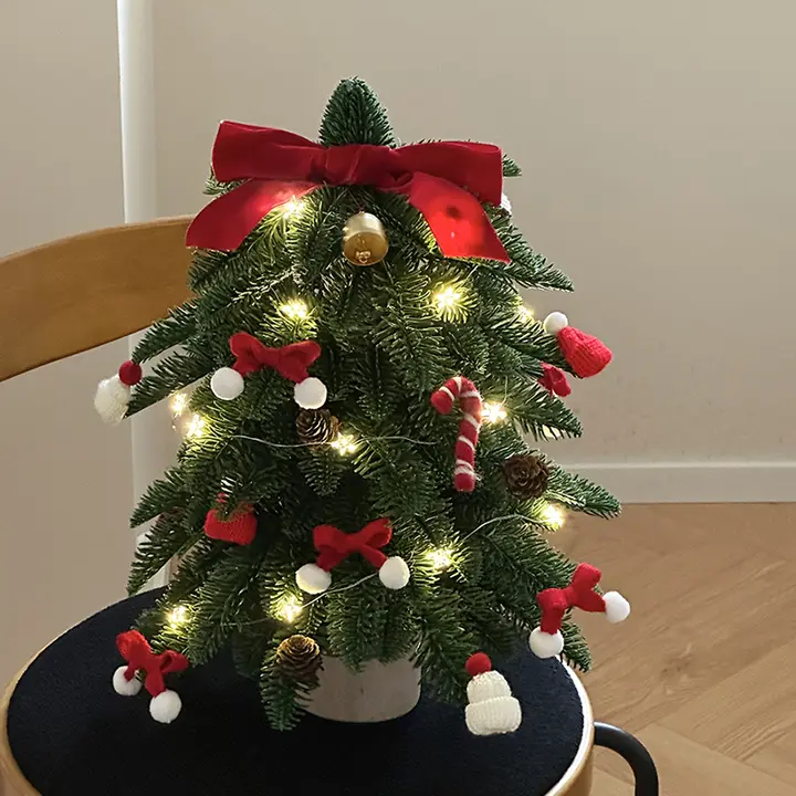 リビング用デスクトップ装飾ミニクリスマスツリー【クリスマスギフト・雰囲気作り】
