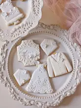 クッキー型  PLA樹脂製 ホワイト ギフト バレンタイン 結婚祝い 