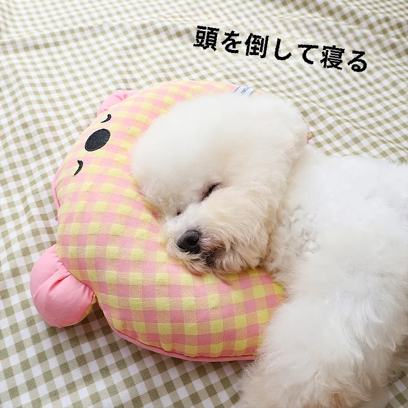 可愛い犬型U字枕：ペット用四季対応の洗えるクッション選び方