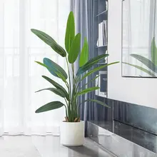 リアルな造形の植物！グラジオラスの鉢植え【インテリア装飾・室内用】