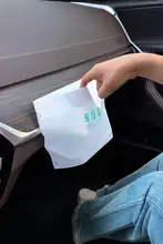 車用 ゴミ袋 自立式ゴミ箱【粘着式・便利収納】