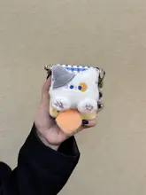 折りたたみ式スマートフォンケース【チェック柄・秋冬毛羽立つデザイン・猫型ポケット・手提げストラップ付き】