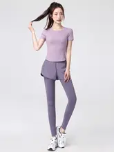 夏用ランニングトレーニングウェア【速乾・通気性・シンプルデザイン・ヨガ対応】（セットアップ対応）