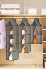 衣類用ハンギング収納ラック【防塵・ポケット付き・扉裏用】