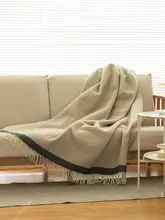 スウェーデン輸入の純羊毛ブランケット【リビング用・春秋冬用・北欧スタイル・アウトドアキャンプ対応】