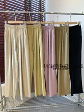 涼しさと快適さを兼ね備えたワイドレッグパンツ【フィット・直筒・夏用】