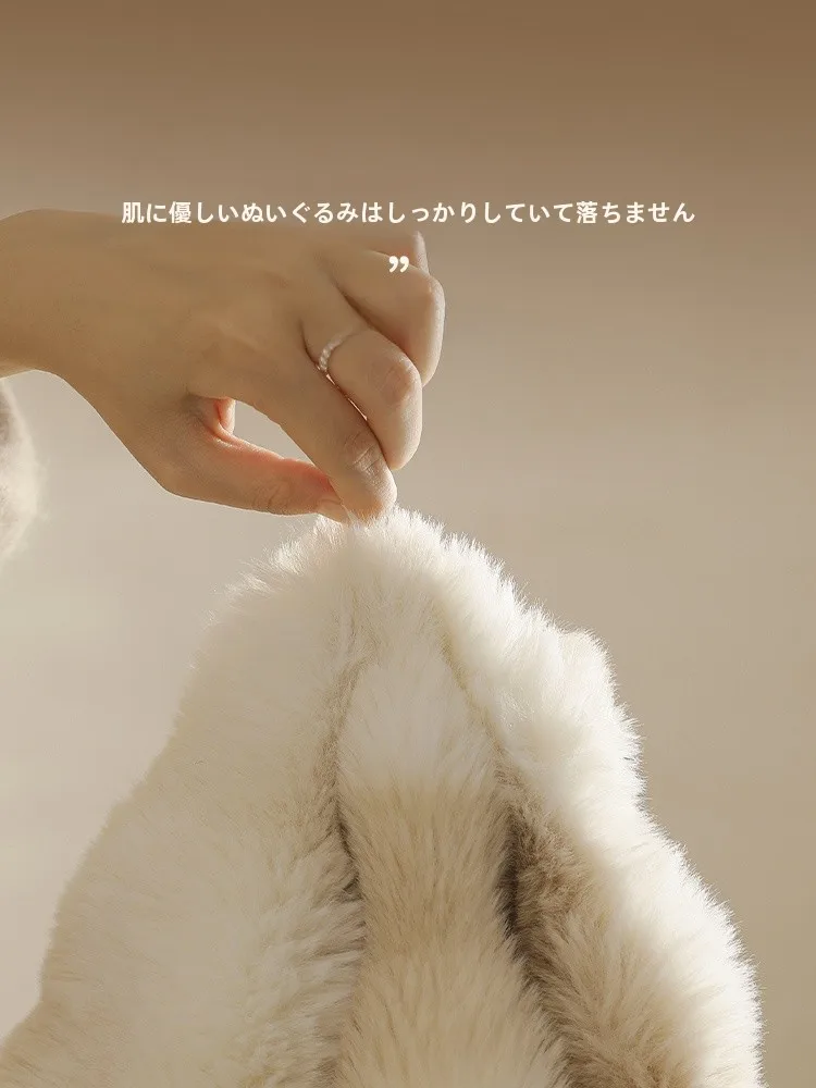 冬用厚手ソファクッションカバー：異形デザインと兔毛绒で快適な暖かさを実現